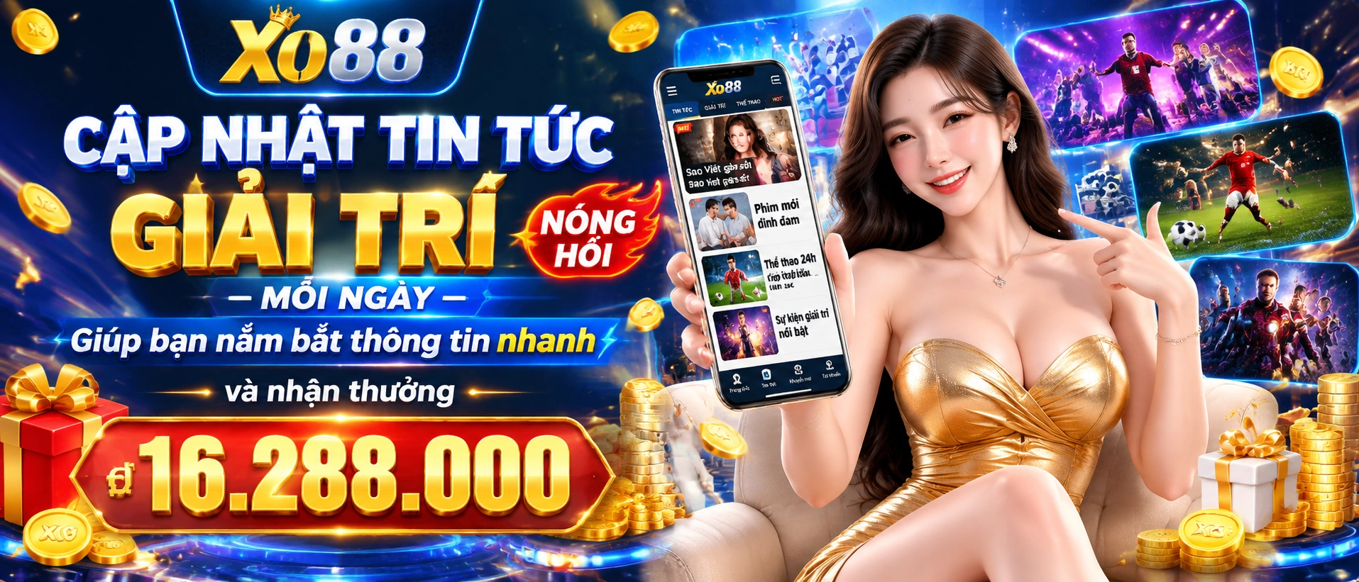 Giao diện tin tức XO88 trên thiết bị di động
